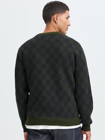 BLEND - Jersey 'BHBrono ONeck Knit' en verde