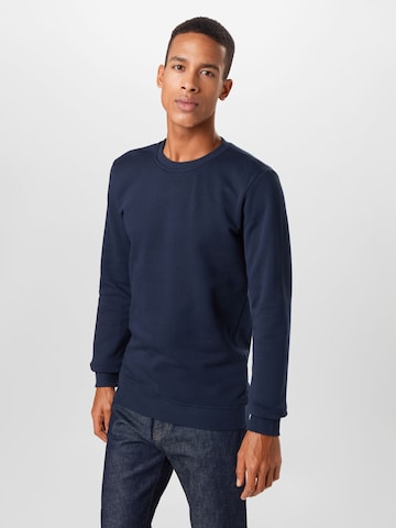 Urban Classics Sweatshirt in Blue: front