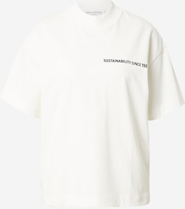 T-shirt Marc O'Polo en blanc : devant