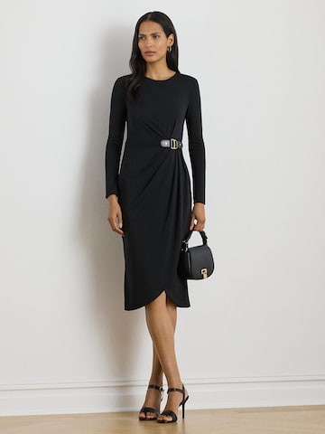 Robe 'SABLISE' Lauren Ralph Lauren Petite en noir : devant