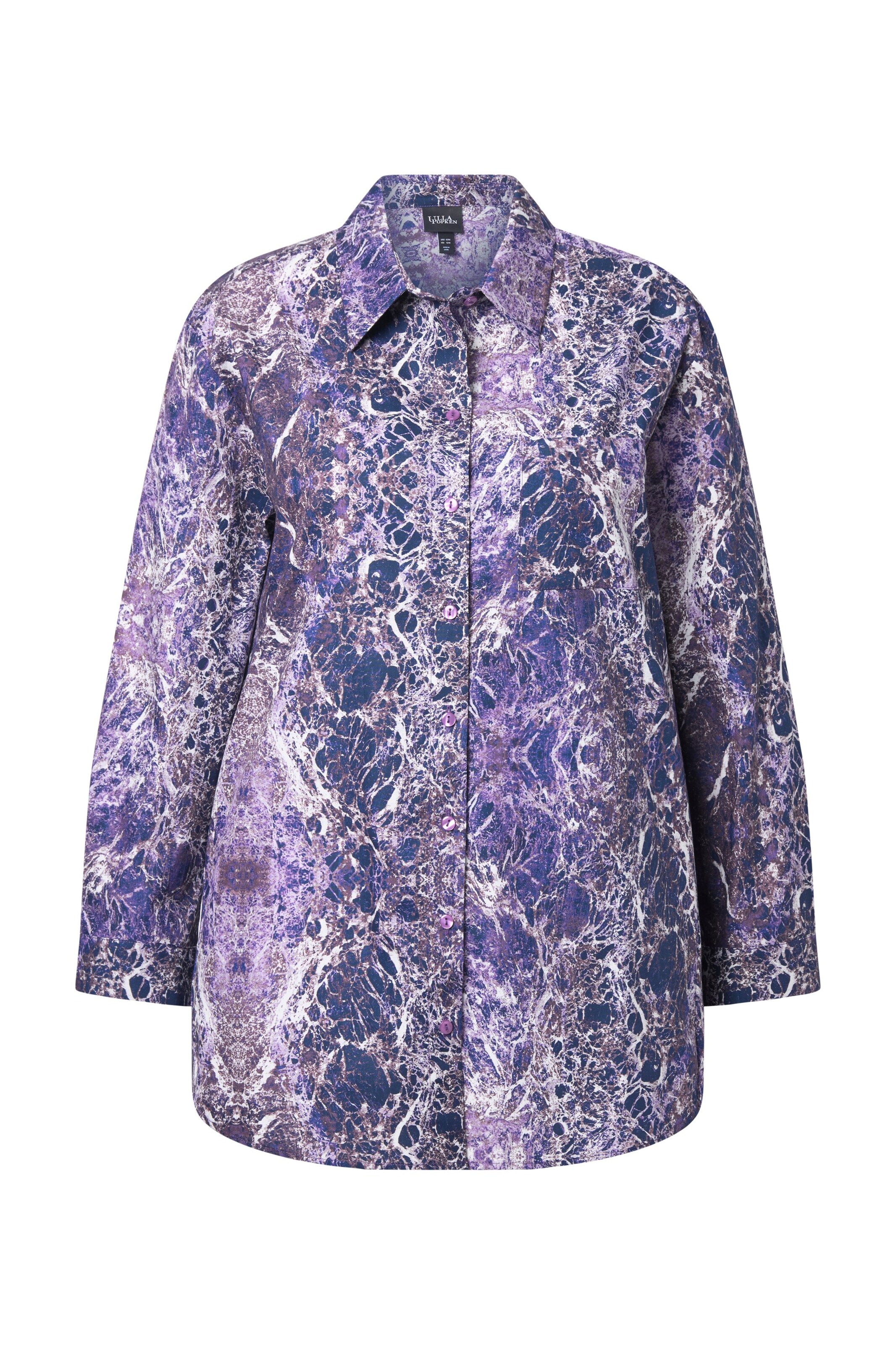 Ulla Popken Blouse in Purple: front