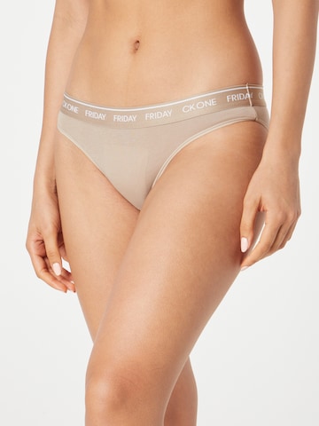 Calvin Klein Underwear Σλιπ σε μπεζ: μπροστά