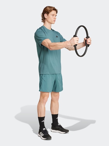 ADIDAS PERFORMANCE Regular Sportbyxa 'Train Essentials' i blå: framsida