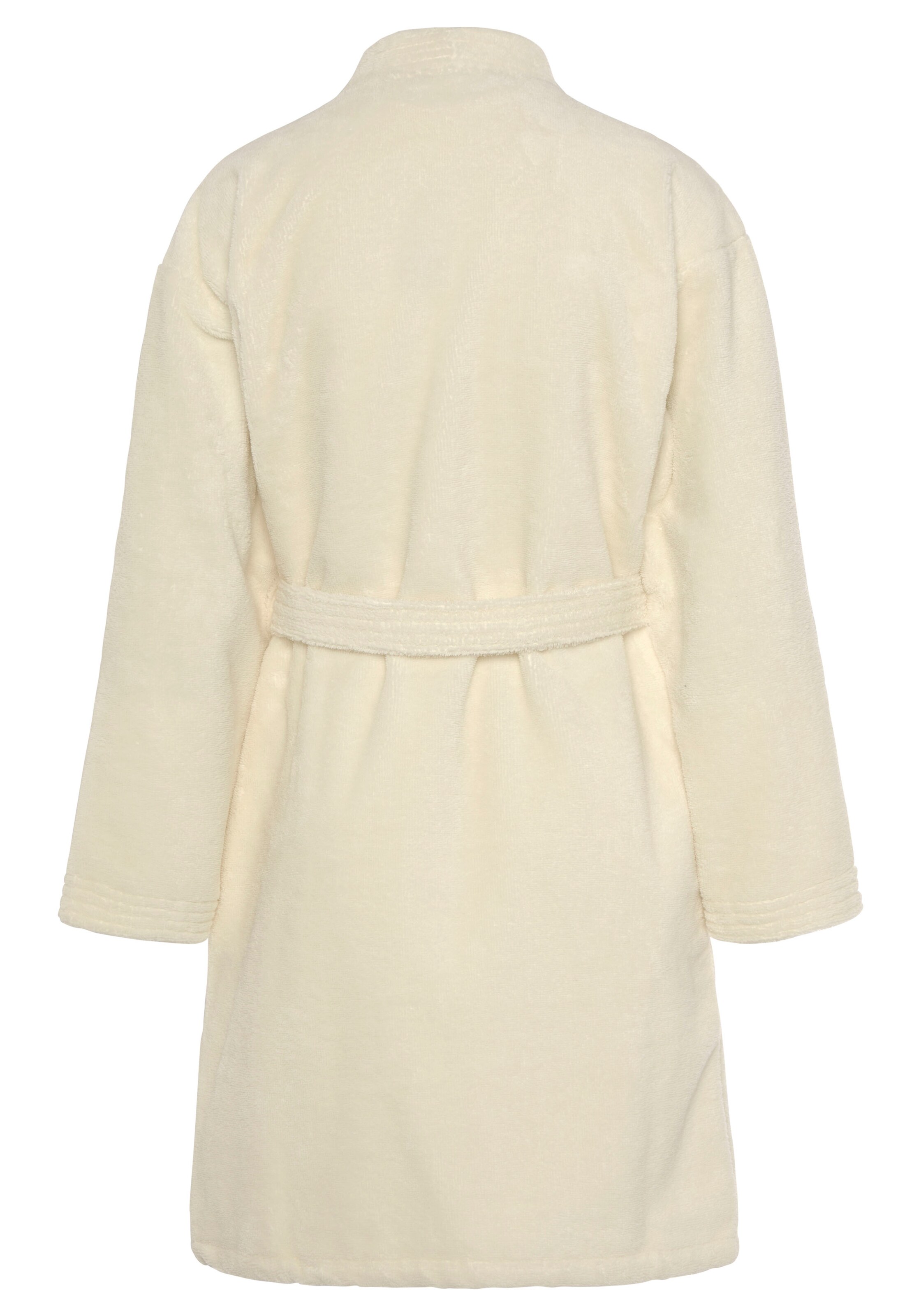 LASCANA Badjas kort in Beige