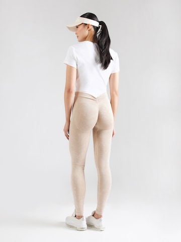 NEBBIA Skinny Sportbyxa i beige