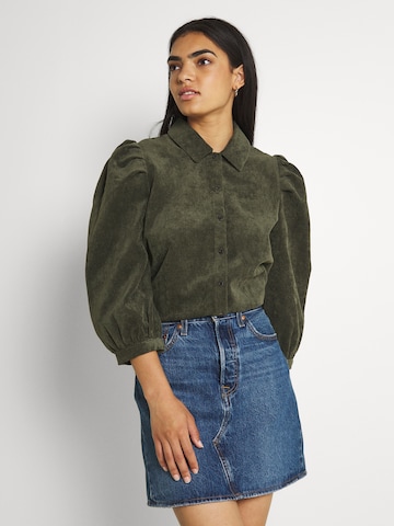 JDY Blouse 'JDYULLA OHIO' in Groen: voorkant