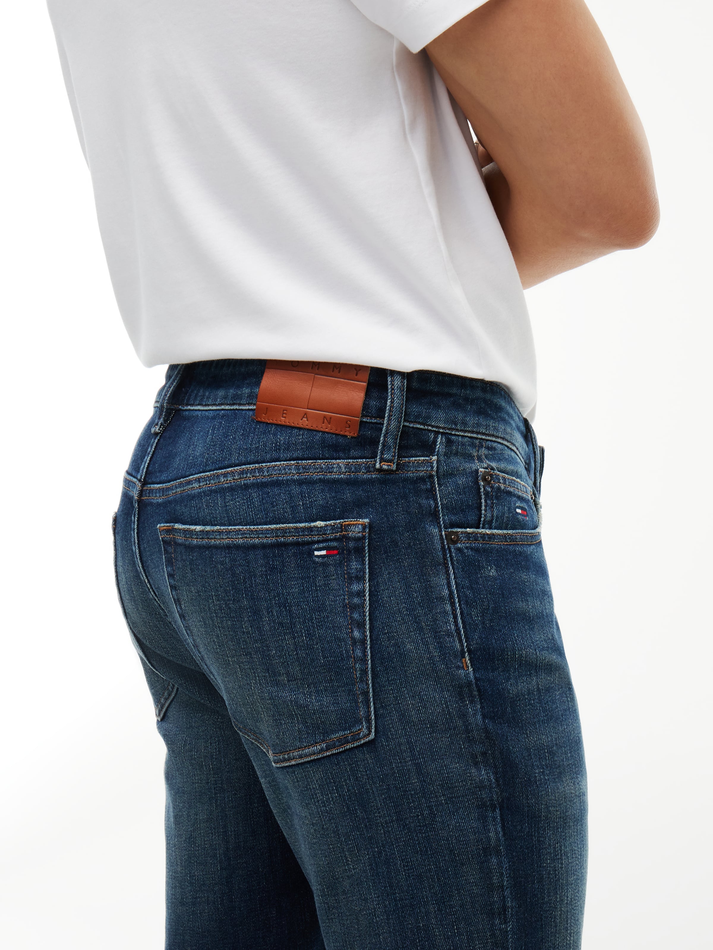 Tommy Jeans - Slimfit Vaquero 'AUSTIN' en azul