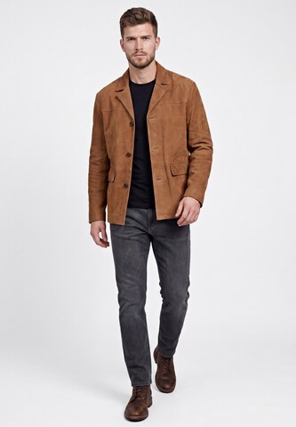 Veste mi-saison 'Premium' DreiMaster PREMIUM en marron
