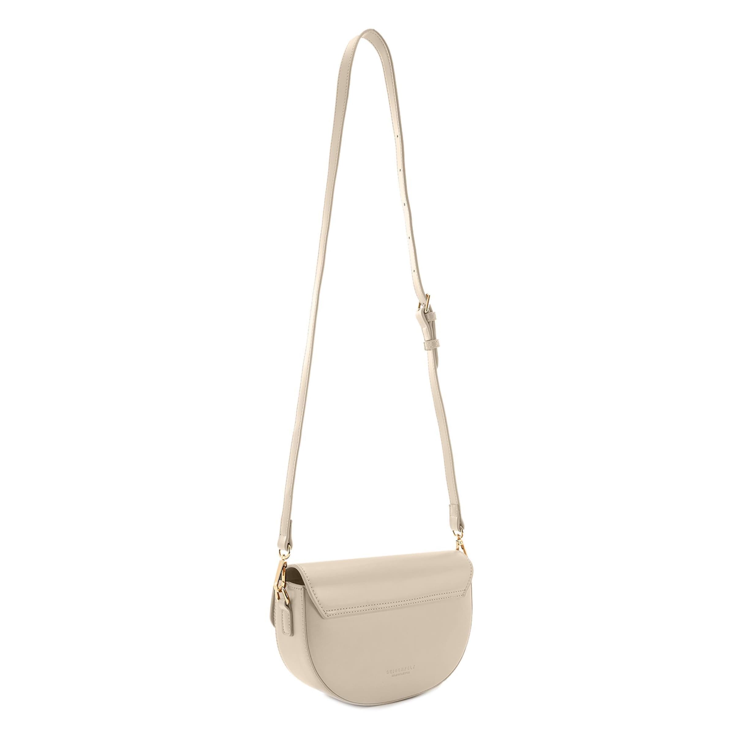 Seidenfelt Umhängetasche 'Arvaja' in Weiß