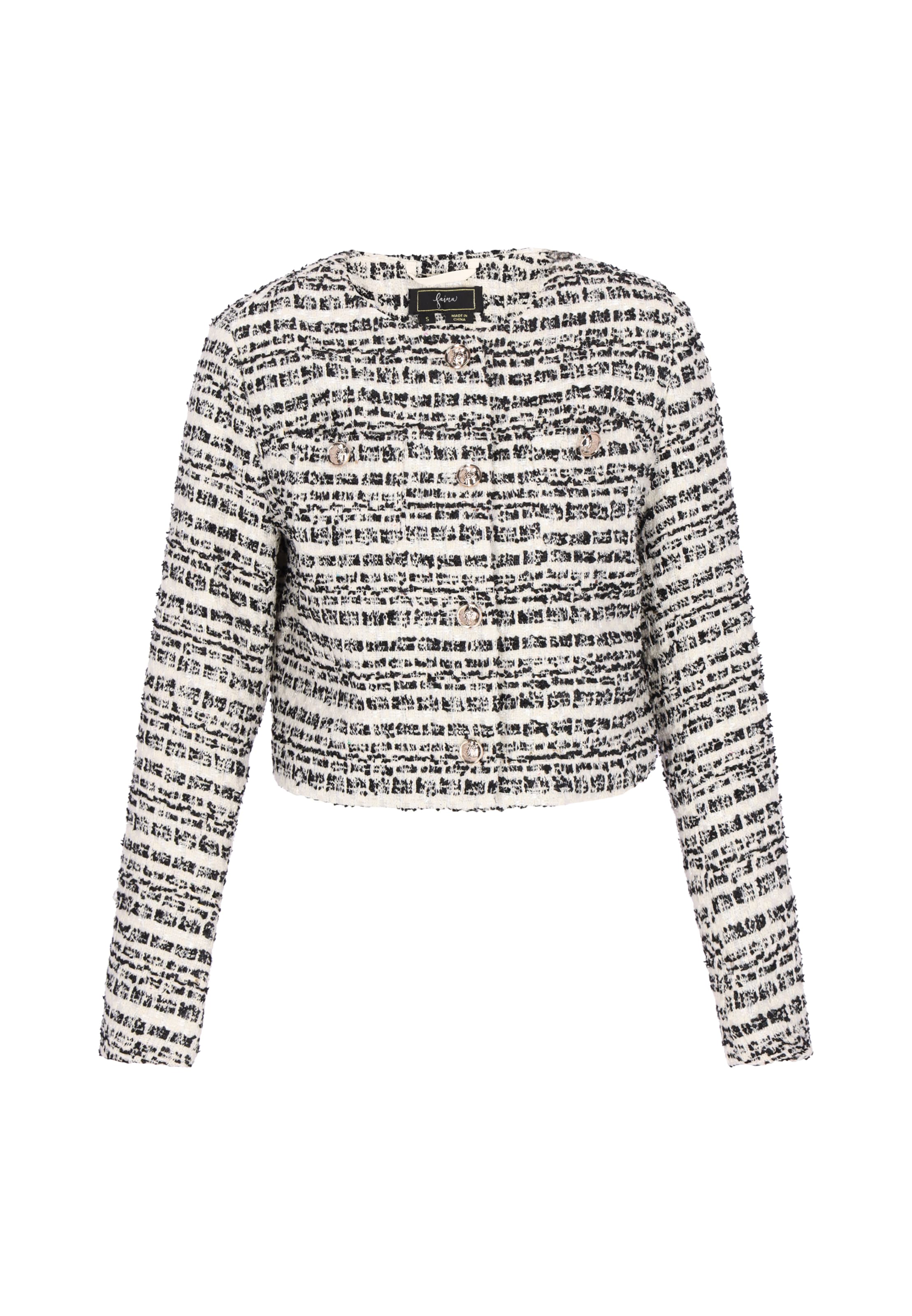 faina - Blazer en negro: frente