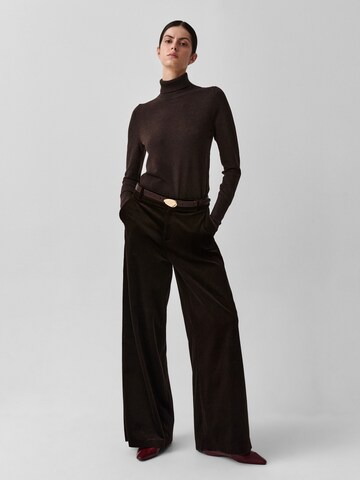 Wide Leg Pantalon 'Menkimia 1' TATUUM en marron