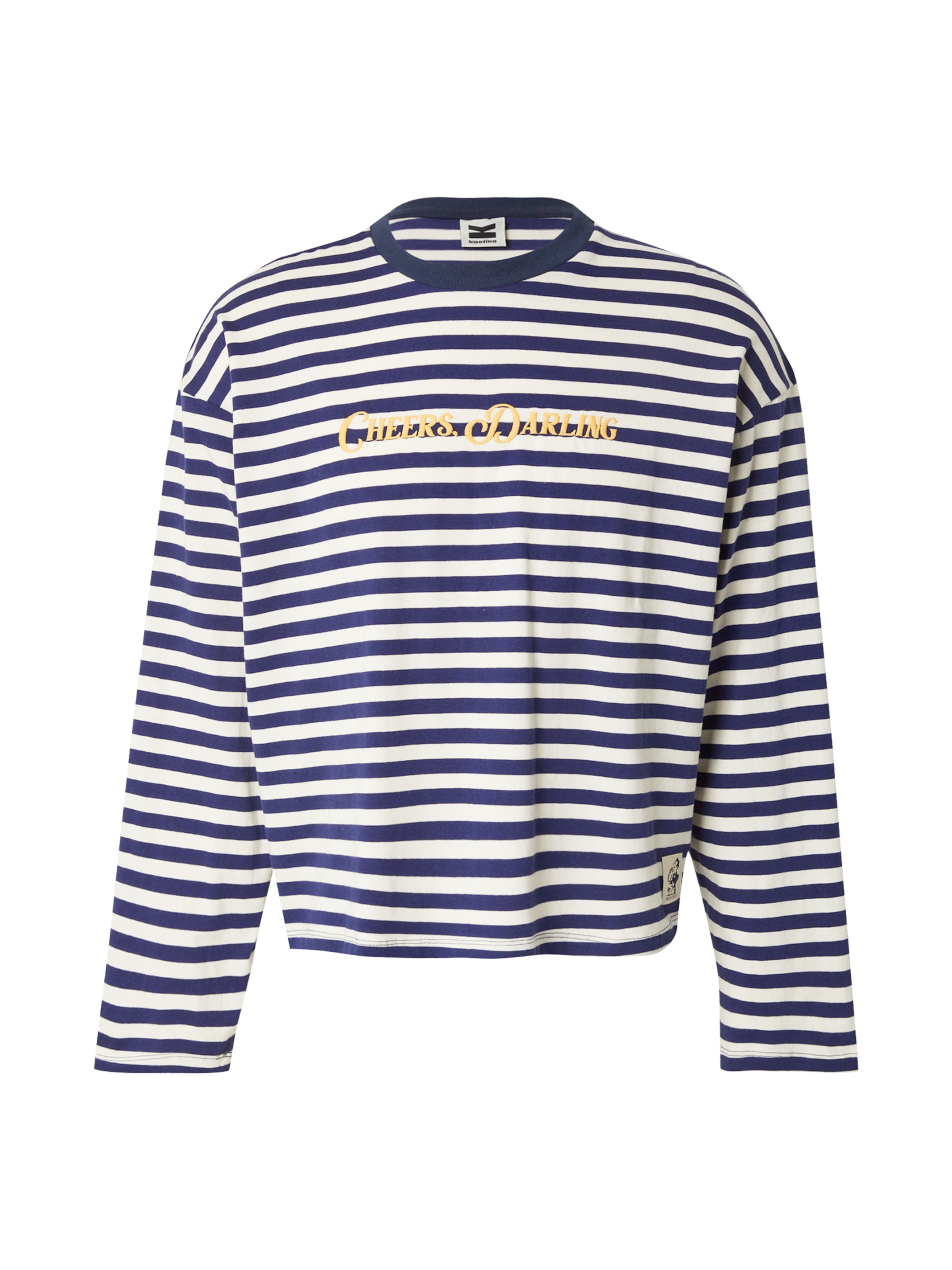 zils Kaotiko T-Krekls 'CHEERS, DARLING': no priekšpuses