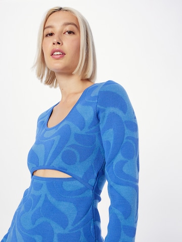The Wolf Gang Knit dress 'Cana' in Blue
