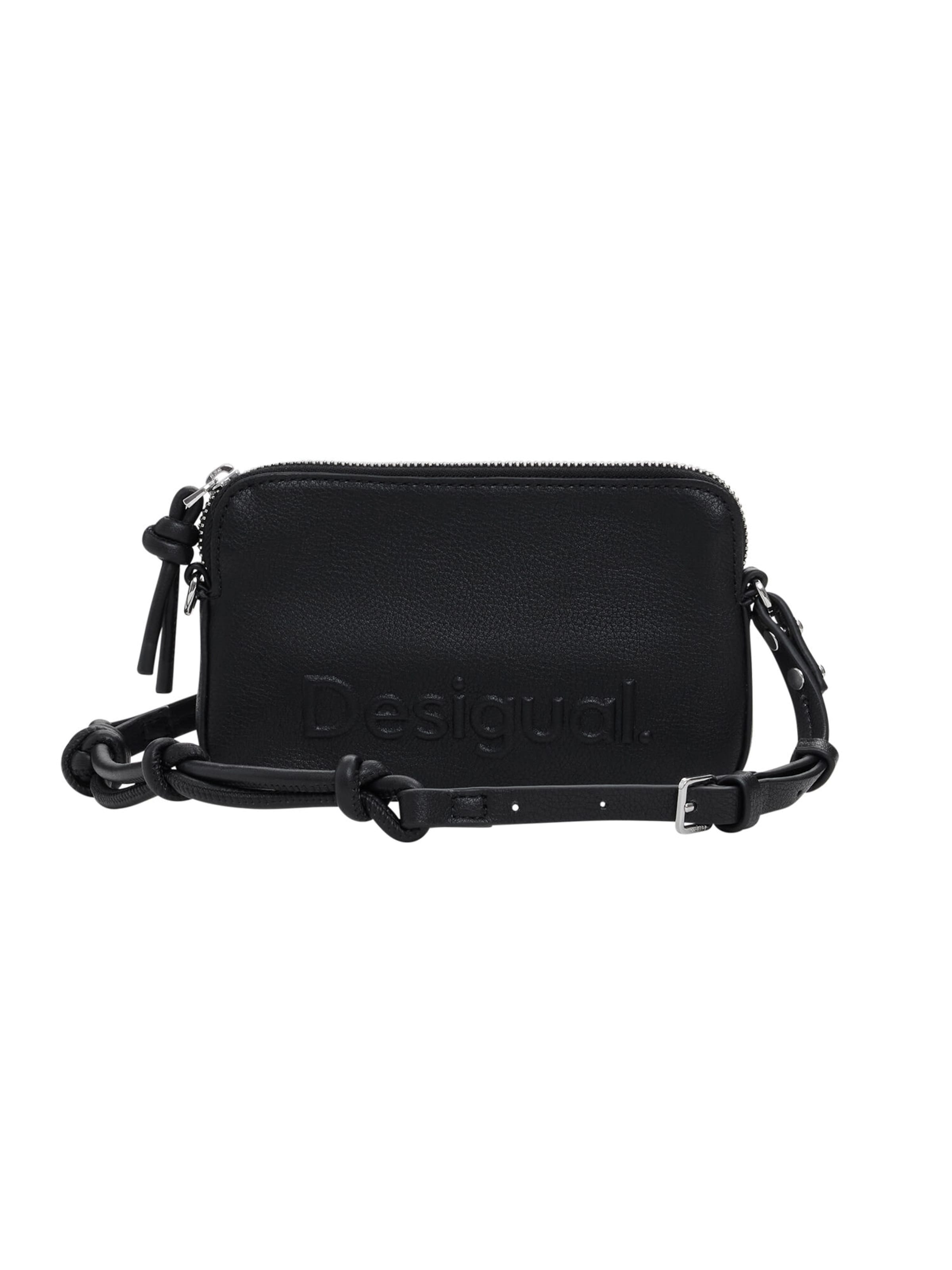 Portofel de la Desigual pe negru: față