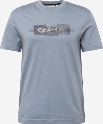 Calvin Klein قميص بلون رمادي: الأمام
