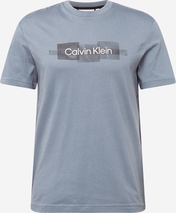 T-Shirt Calvin Klein en gris : devant