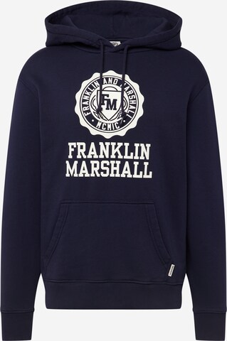 Sweat-shirt FRANKLIN & MARSHALL en bleu : devant