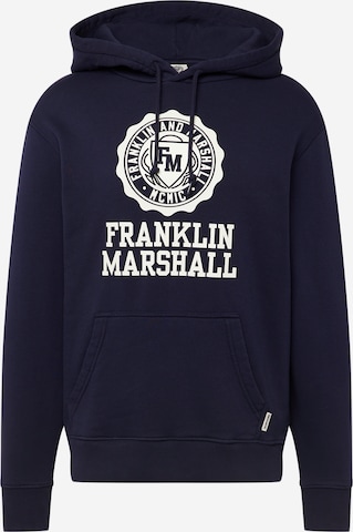 Sweat-shirt FRANKLIN & MARSHALL en bleu : devant