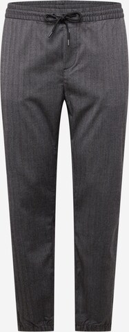 TOM TAILOR DENIM Tapered Pants in Black: front