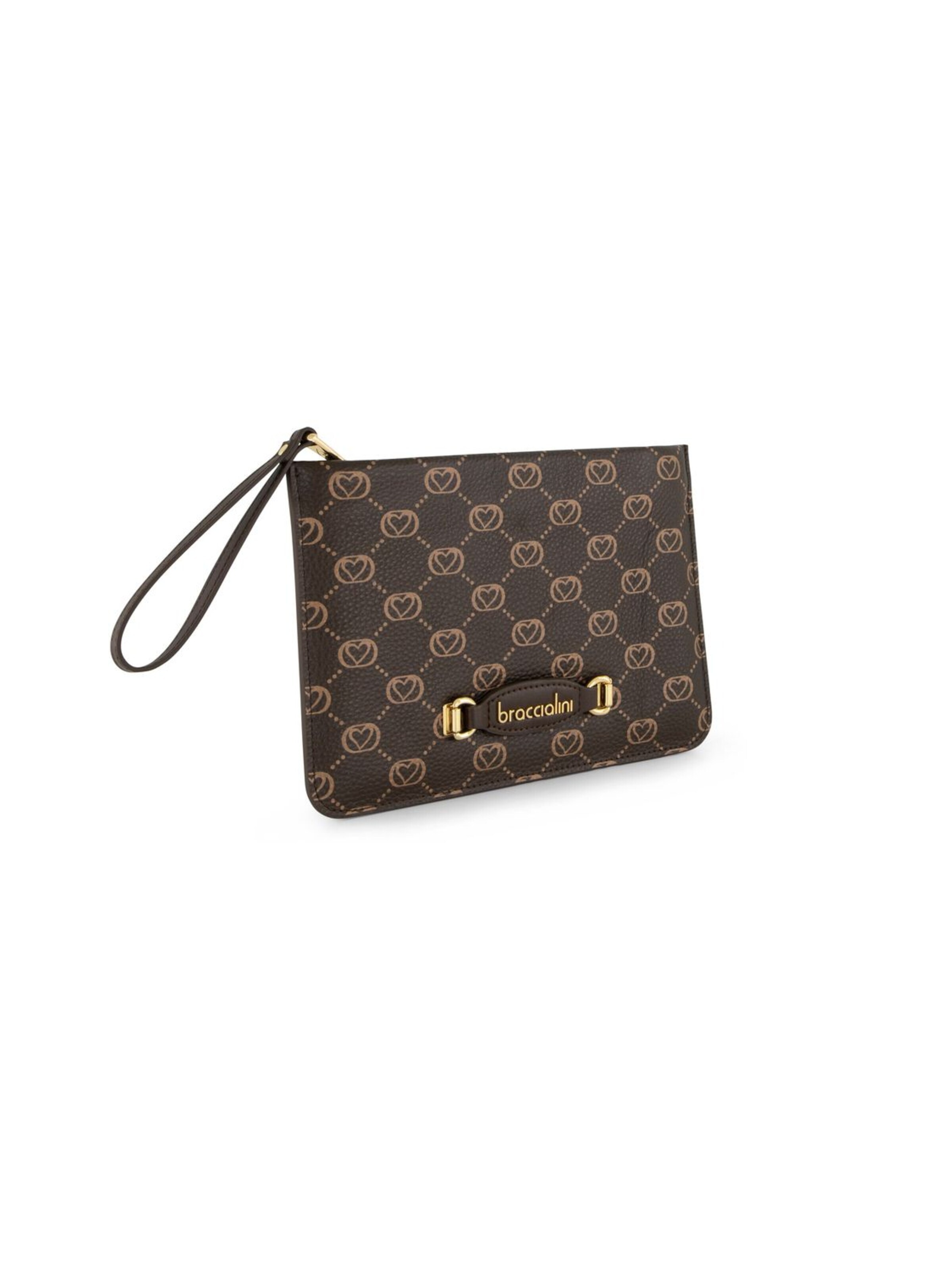 Braccialini - Bolso saco 'Monogram' en marrón