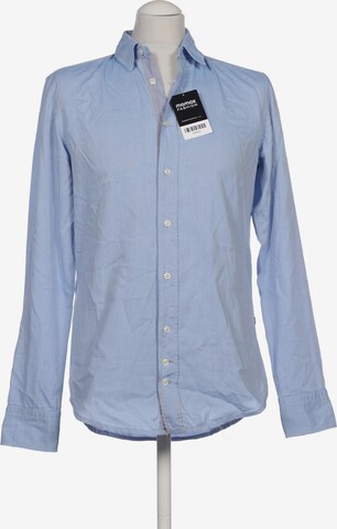 BOSS Orange Button Up Shirt in XS in Blue: front