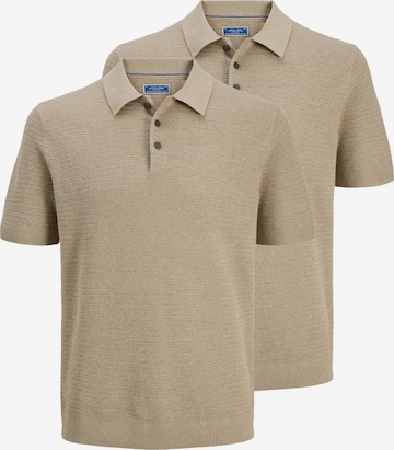 JACK & JONES Shirt 'Bluriley' in Brown: front