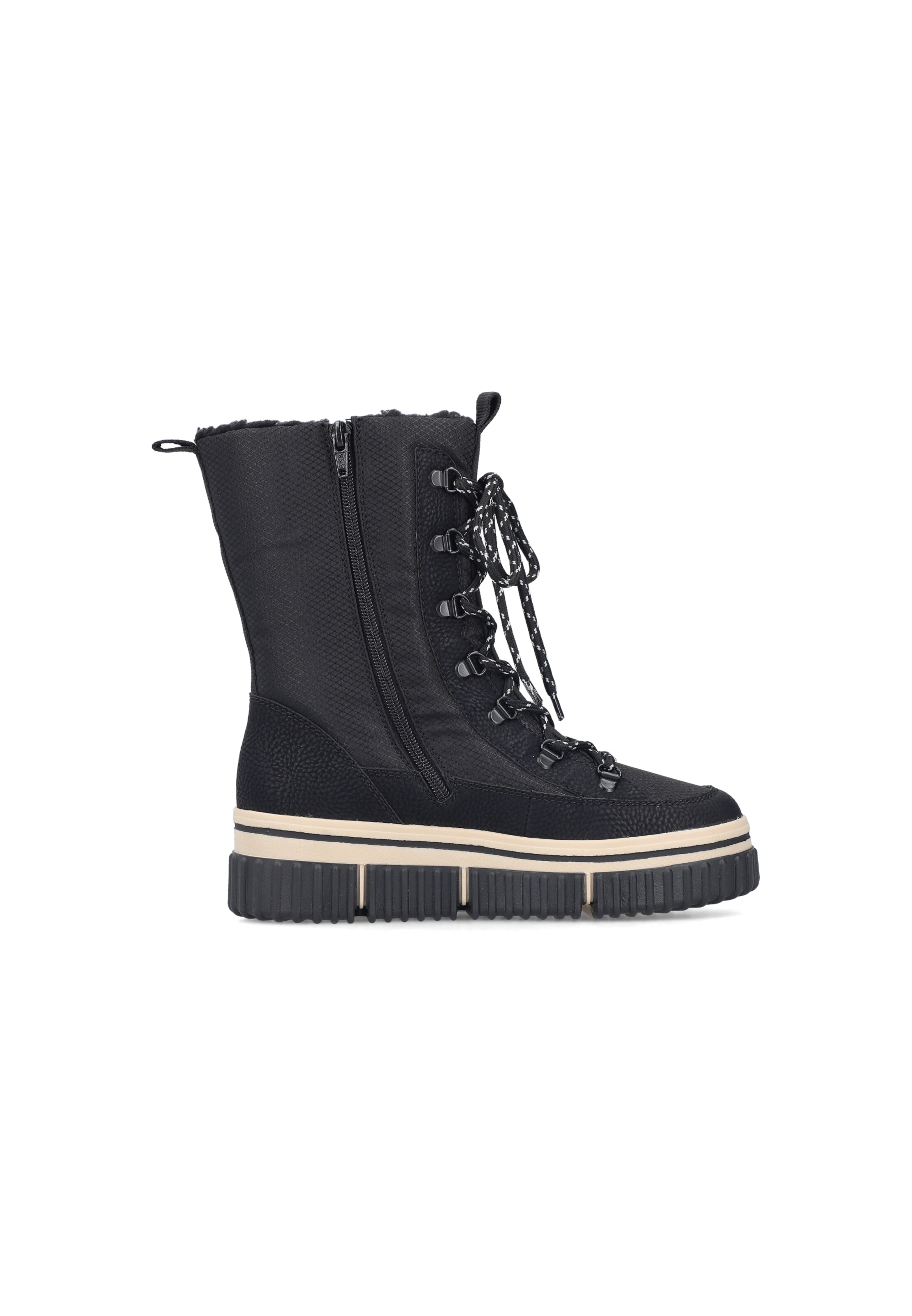 Bottes à lacets Rieker en noir