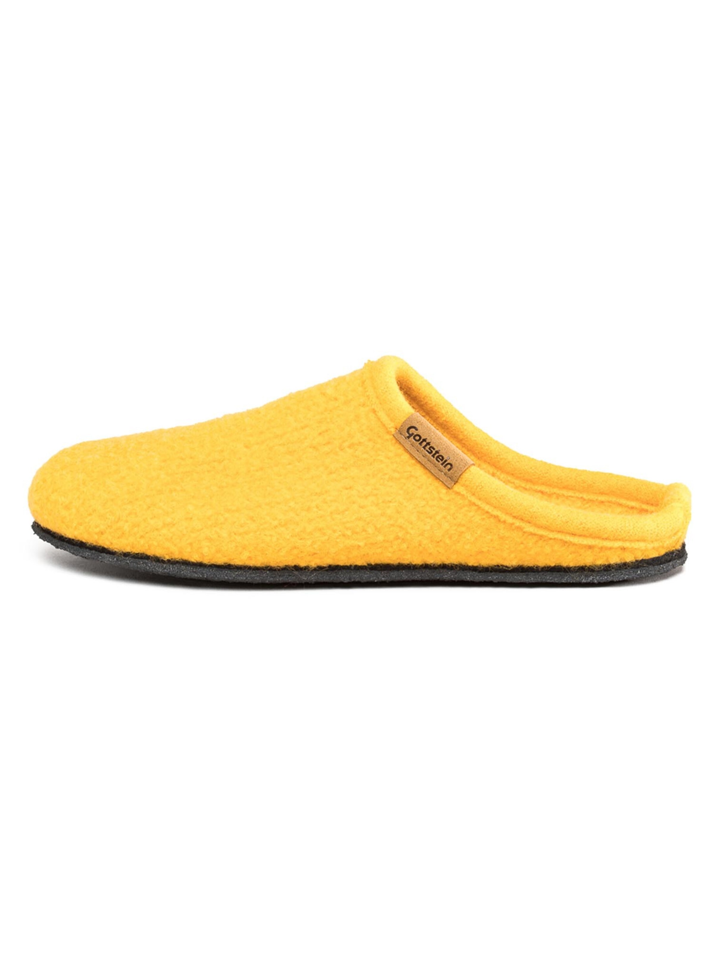 Gottstein Slippers 'Alpine Light' in Yellow: front