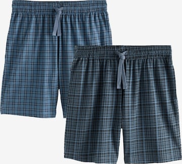 Next Pyjamahousut värissä sininen: etupuoli