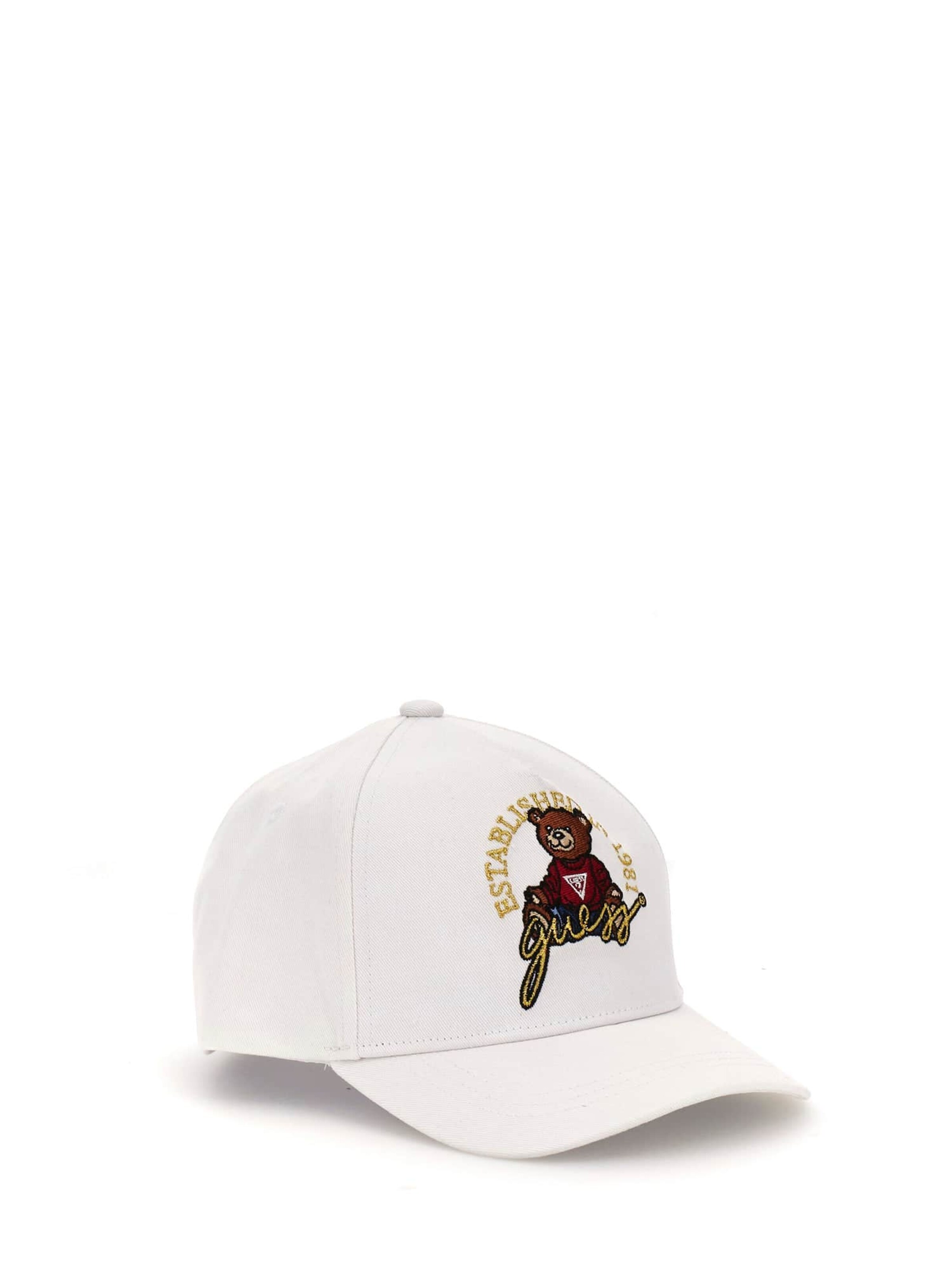 GUESS Mütze in Weiß: Vorderseite