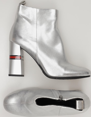 Tommy Jeans Stiefelette 41 in Silber: predná strana