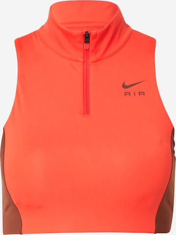 Bustier Soutien-gorge de sport NIKE en rouge : devant