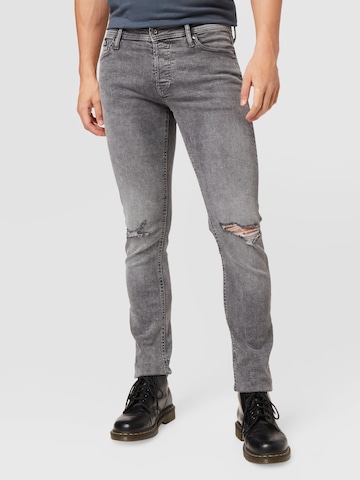 JACK & JONES Jeans 'GLENN' in Grau: predná strana