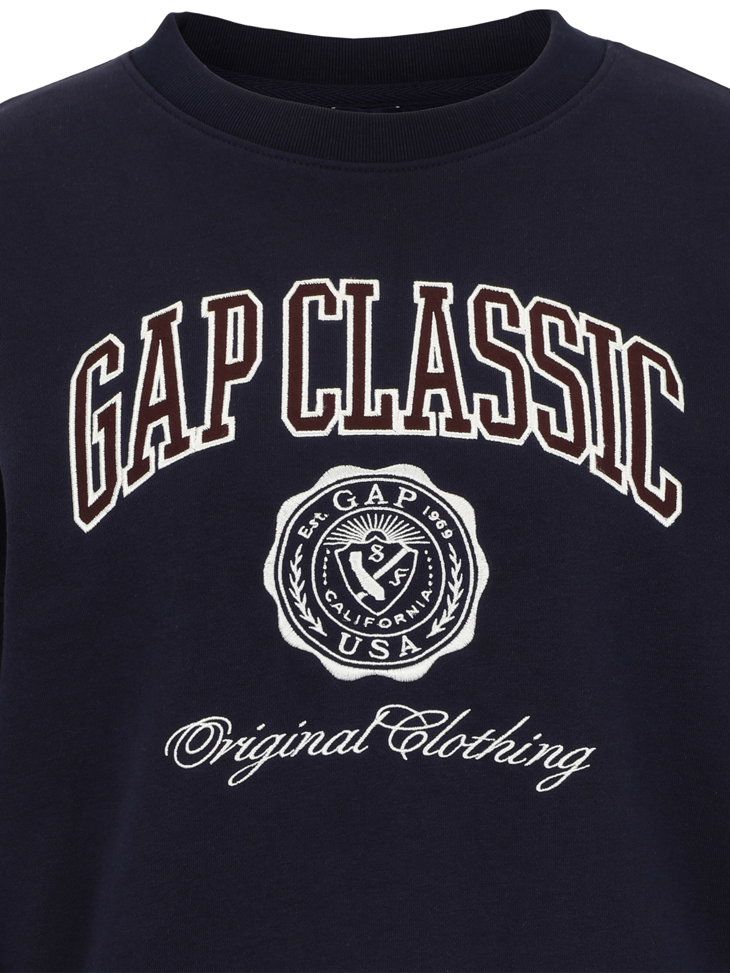 Gap Tall Μπλούζα φούτερ 'WEDGE' σε μπλε