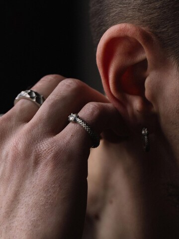 REYTEL Ohrring 'RATTLESNAKE' in Silber