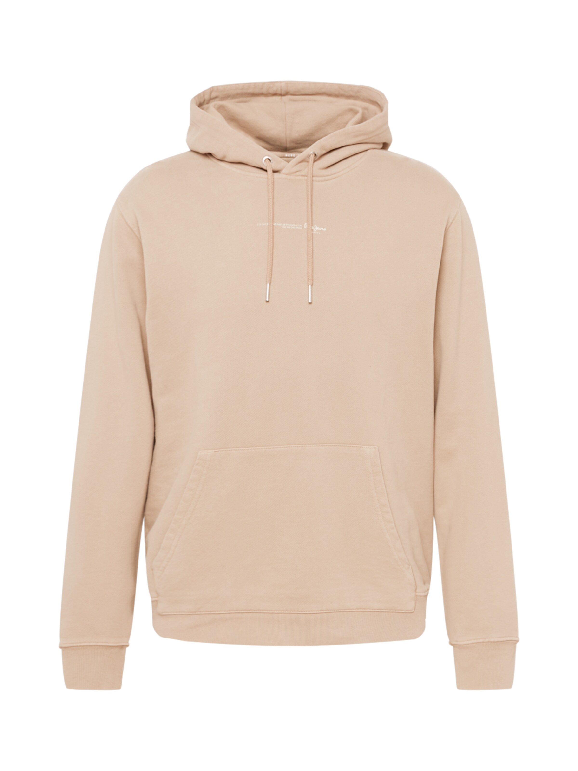 Sweat-shirt 'DAVID' Pepe Jeans en beige : devant