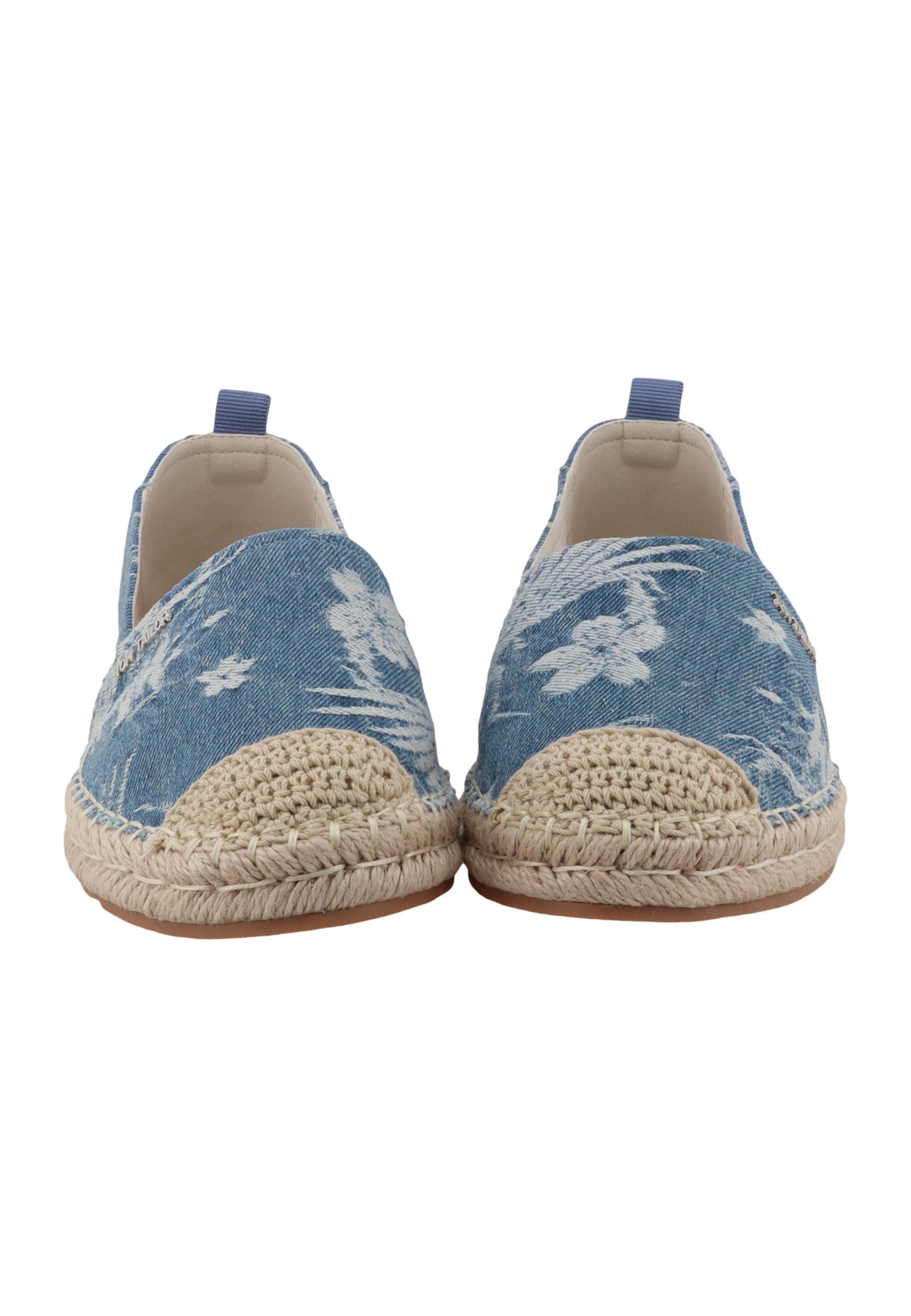 TOM TAILOR Espadrilky – modrá