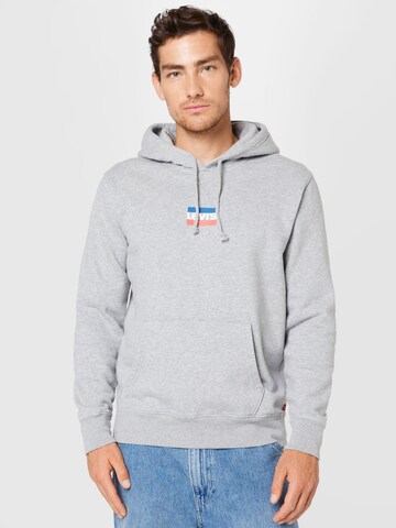 LEVI'S ® Bluzka sportowa 'Standard Graphic Hoodie' w kolorze szary: przód