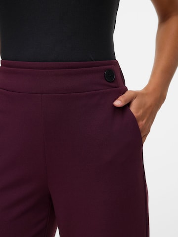 Wide leg Pantaloni di VERO MODA in rosso
