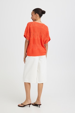Pull-over 'NERO' b.young en orange