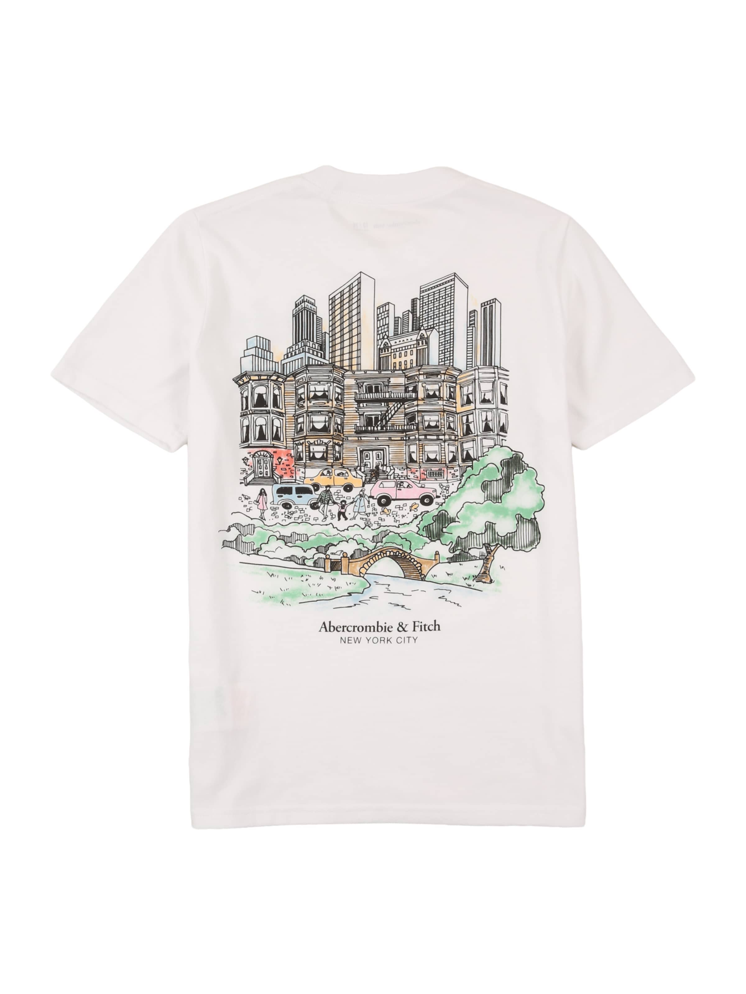 Abercrombie & Fitch Koszulka w kolorze biały