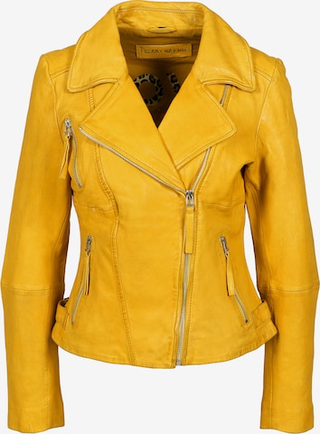 Veste mi-saison FREAKY NATION en jaune : devant