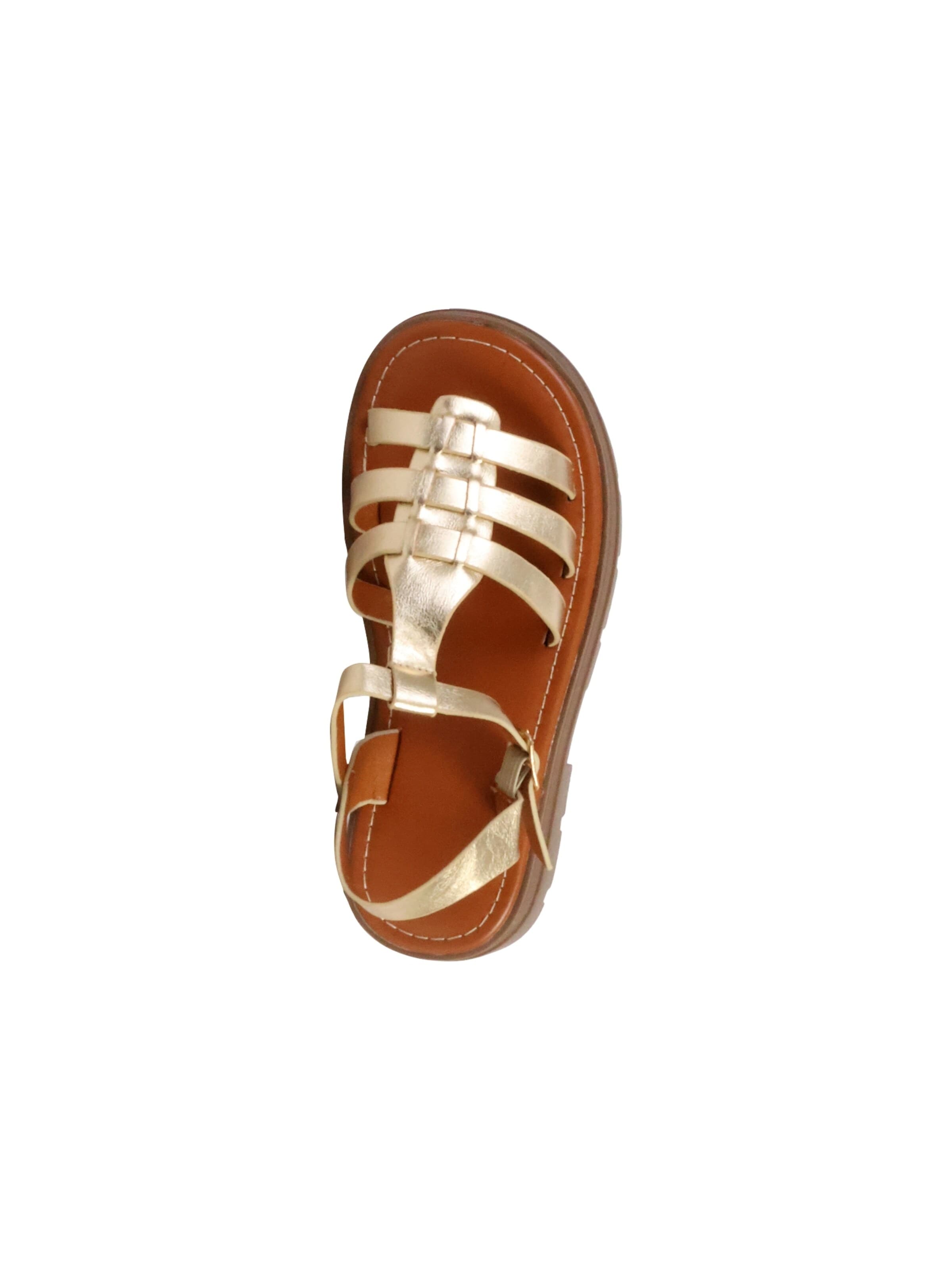 Sandales 'Kindersandalen mit Riemen' Super Mode en or