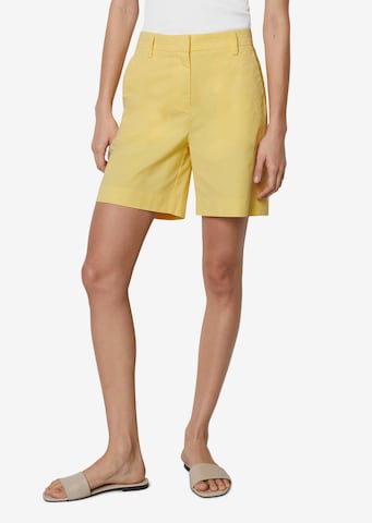 Regular Pantalon Marc O'Polo en jaune : devant