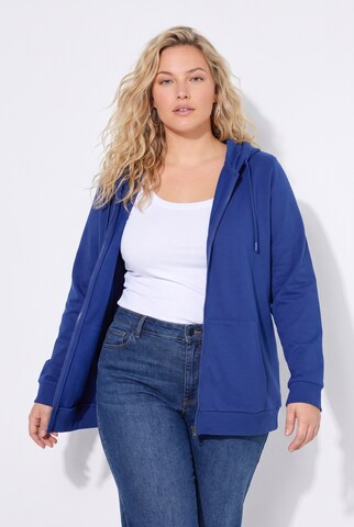 Ulla Popken Sweat jacket in Blue