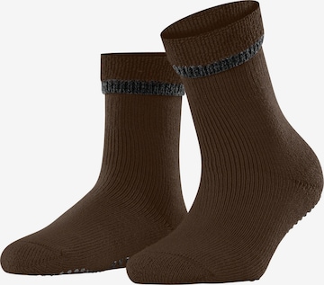 FALKE Socken 'Cuddle Pads' in Braun: Vorderseite