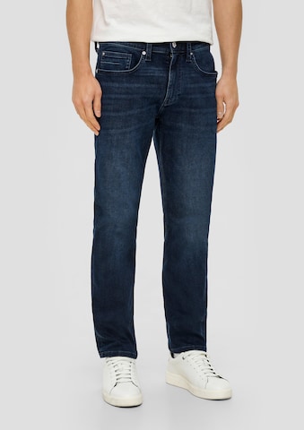 s.Oliver Slimfit Jeans 'Nelio' in Blauw: voorkant