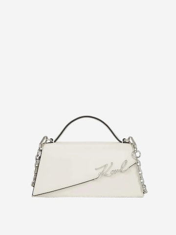 Sacs à main 'Karl Lagerfeld Sac Bandoulière Essentials Blanc' Karl Lagerfeld en blanc : devant