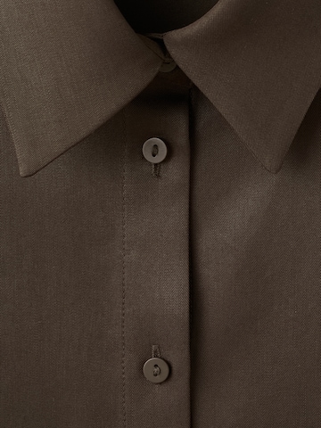 MANGO Blouse 'LIMA' in Bruin