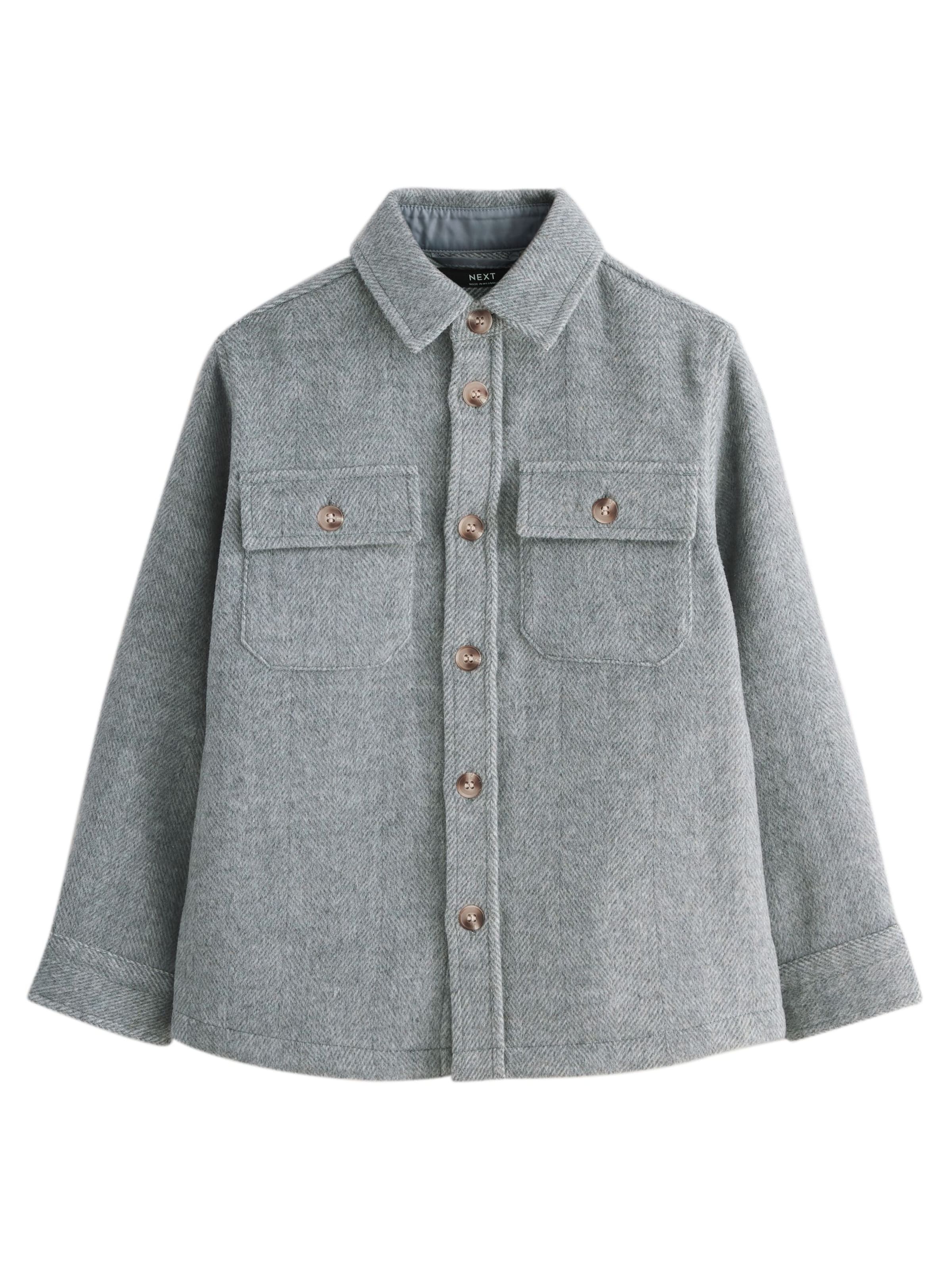 Next Between-season jacket in Grey: front